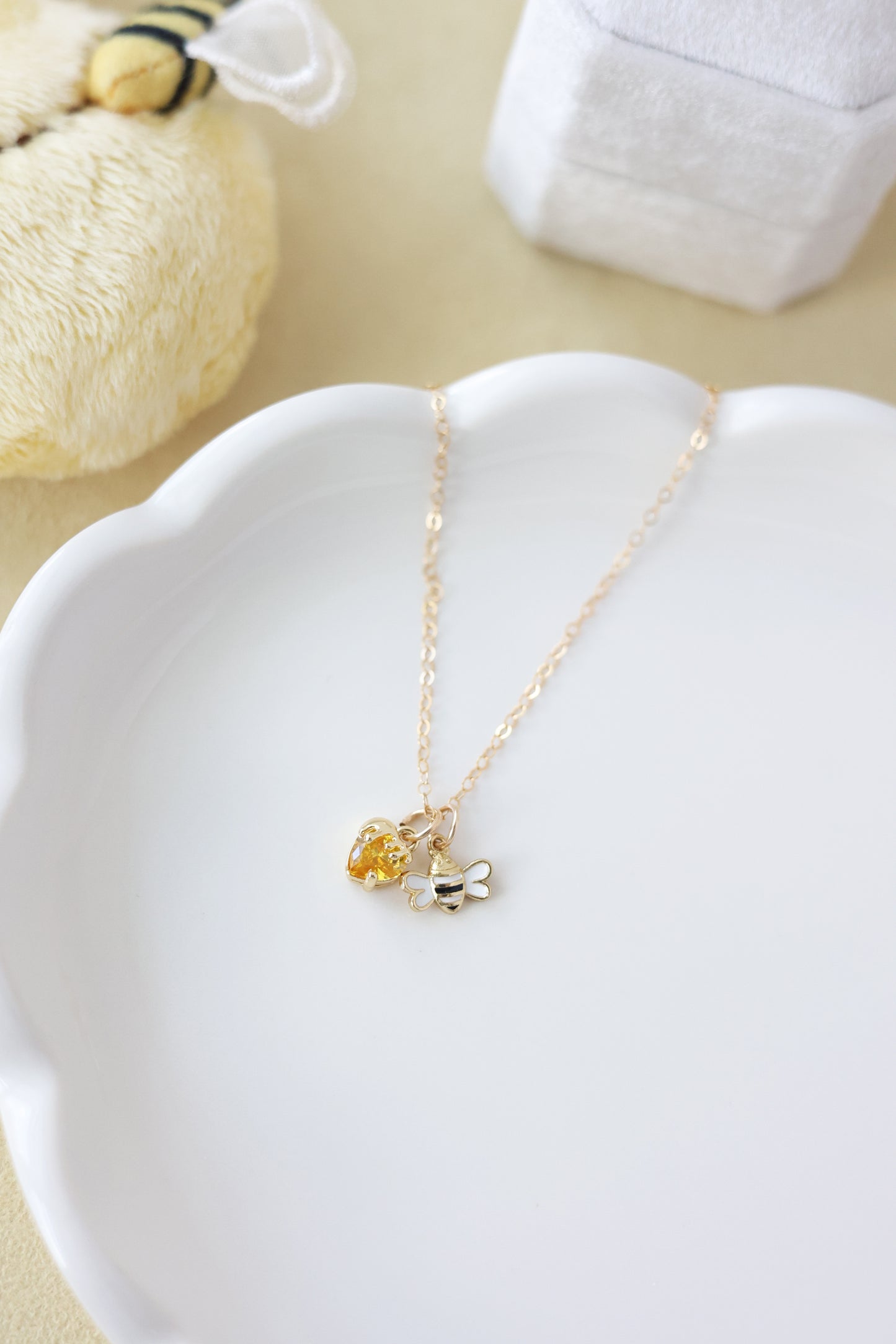 Pooh Inspired Necklace