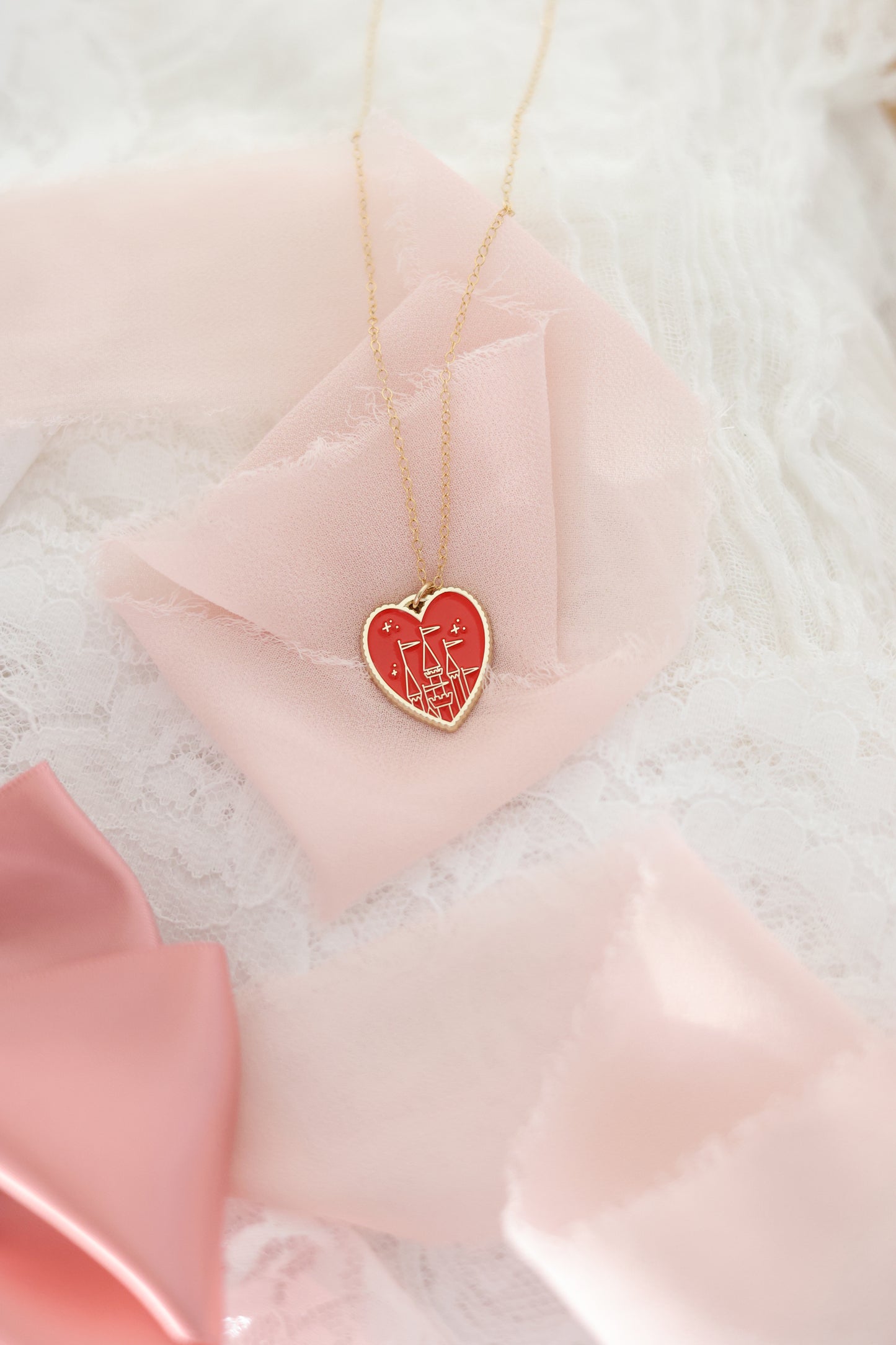 Pixie Dust Collection - Heart Castle Necklace