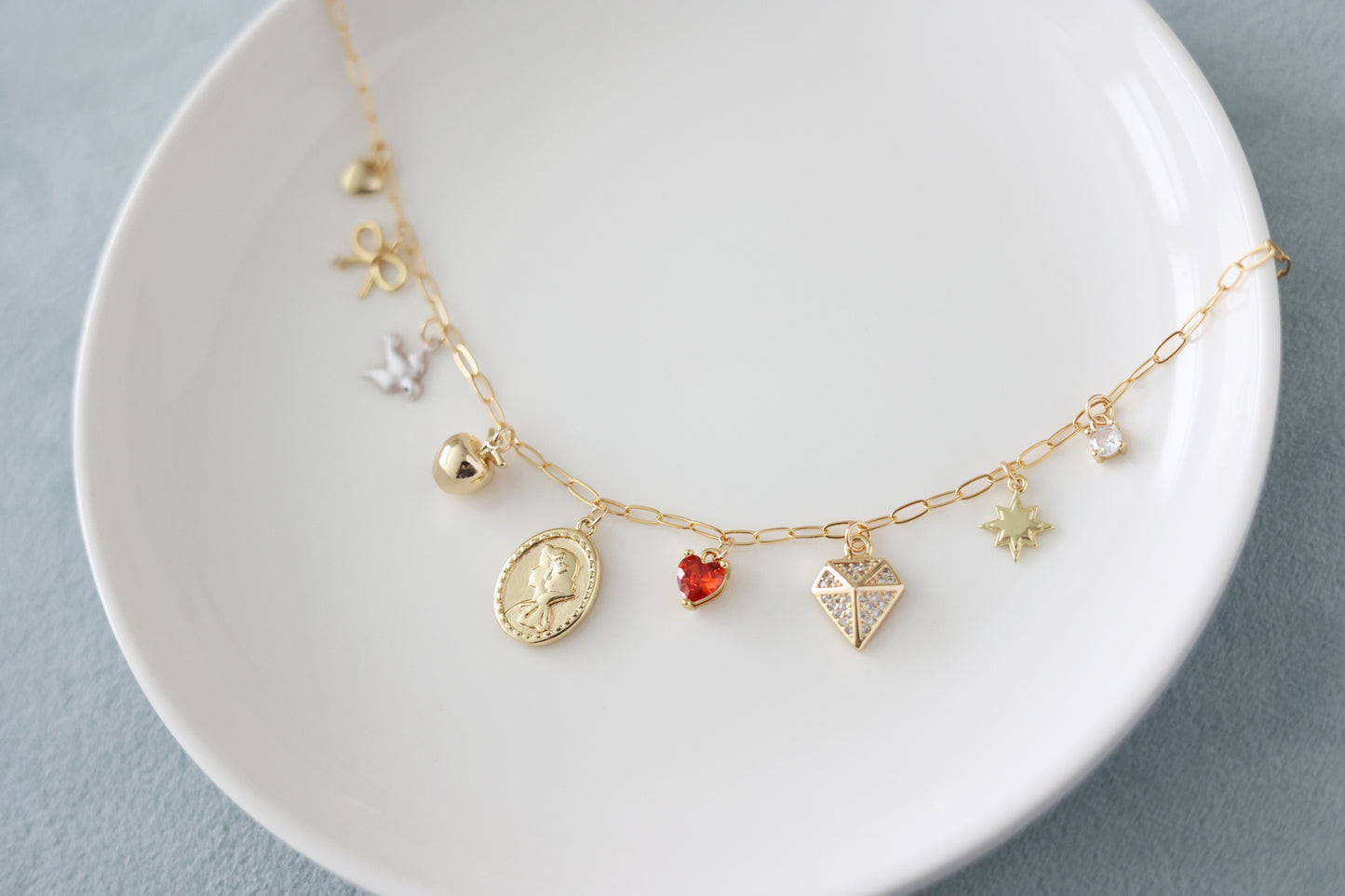 Pixie Dust Collection - Snow White Charm Necklace