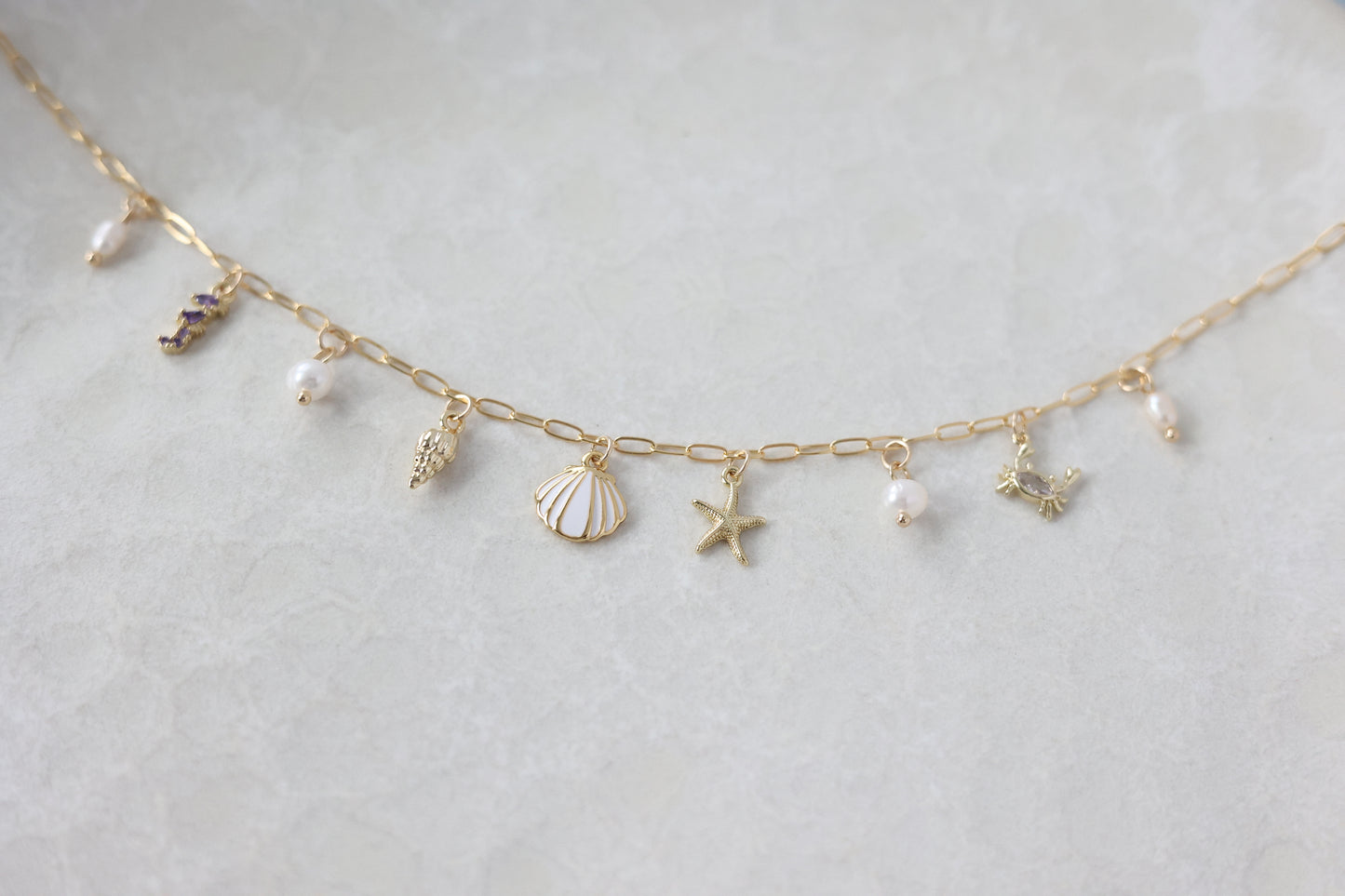 Pixie Dust Collection - Shell Charm Necklace