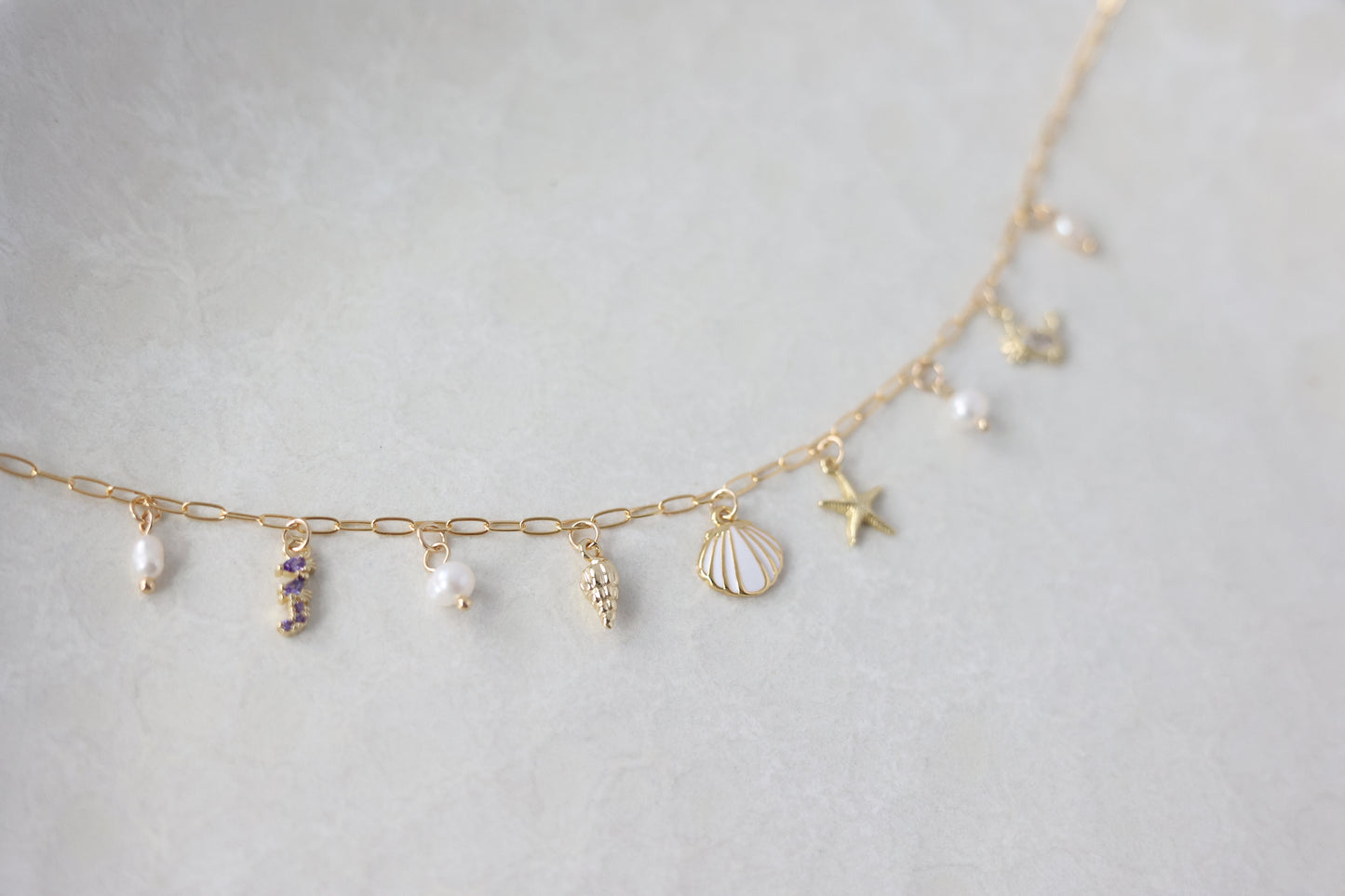 Pixie Dust Collection - Shell Charm Necklace