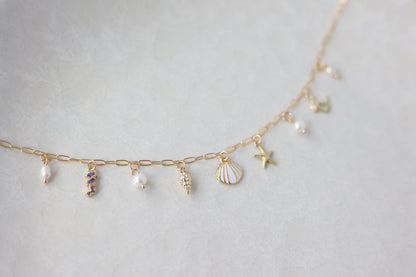 Pixie Dust Collection - Shell Charm Necklace