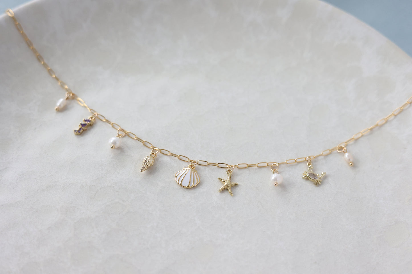 Pixie Dust Collection - Shell Charm Necklace