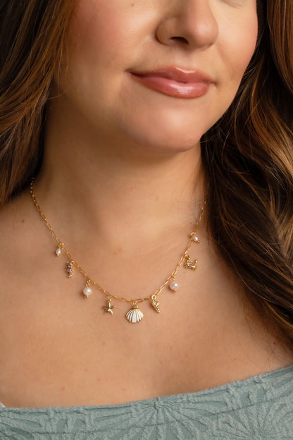 Pixie Dust Collection - Shell Charm Necklace
