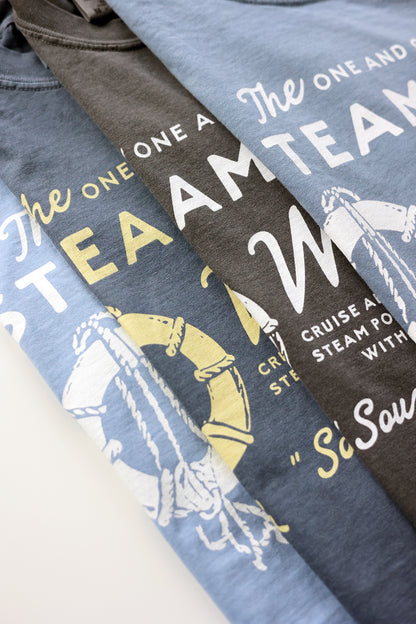 Steamboat Unisex garment-dyed heavyweight t-shirt (more colors available)