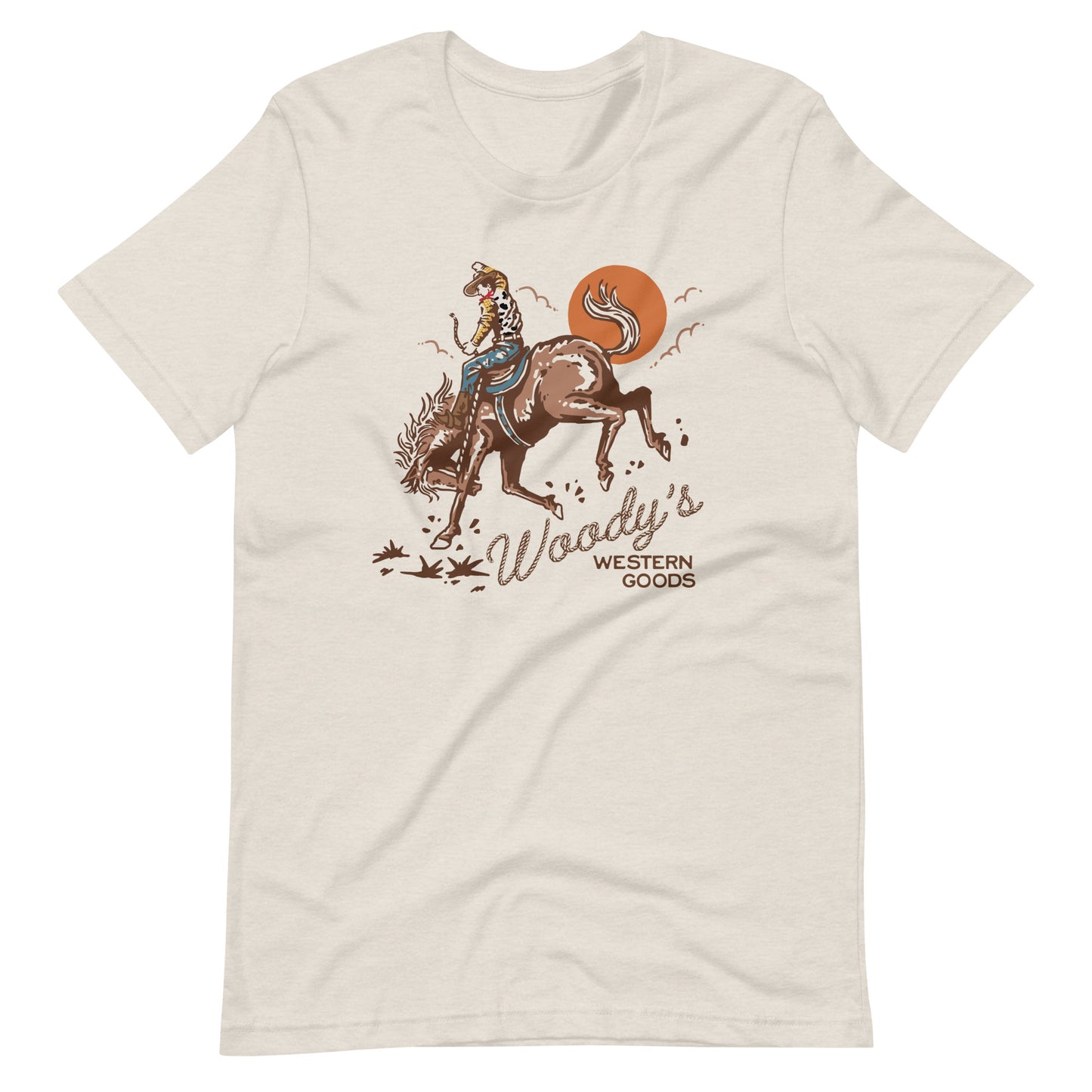 Woody's Western Goods Unisex t-shirt (Bella+Canvas)