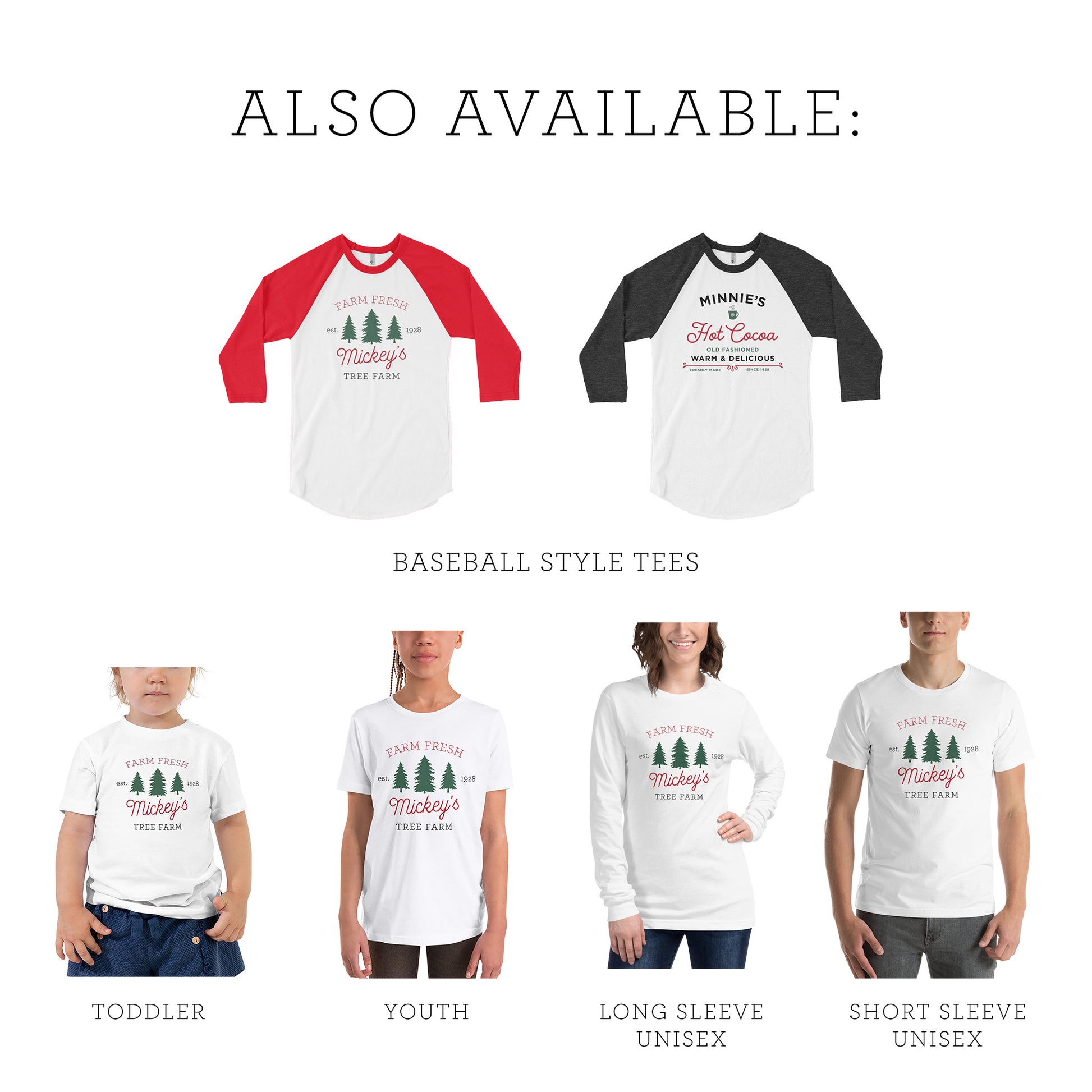 Farm Fresh Christmas Trees Letter Print T-Shirt For Women - Casual Short Sleeve Graphic Tee (Large, White)