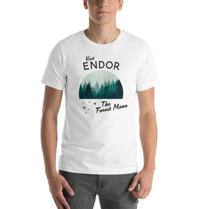 Visit Endor The Forest Moon WITH STARS Unisex T-Shirt