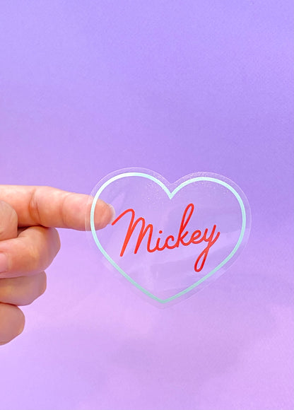 Mickey Heart - Sticker