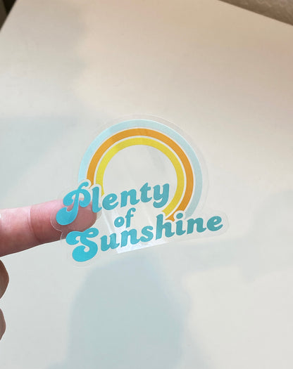 Plenty of Sunshine - Sticker