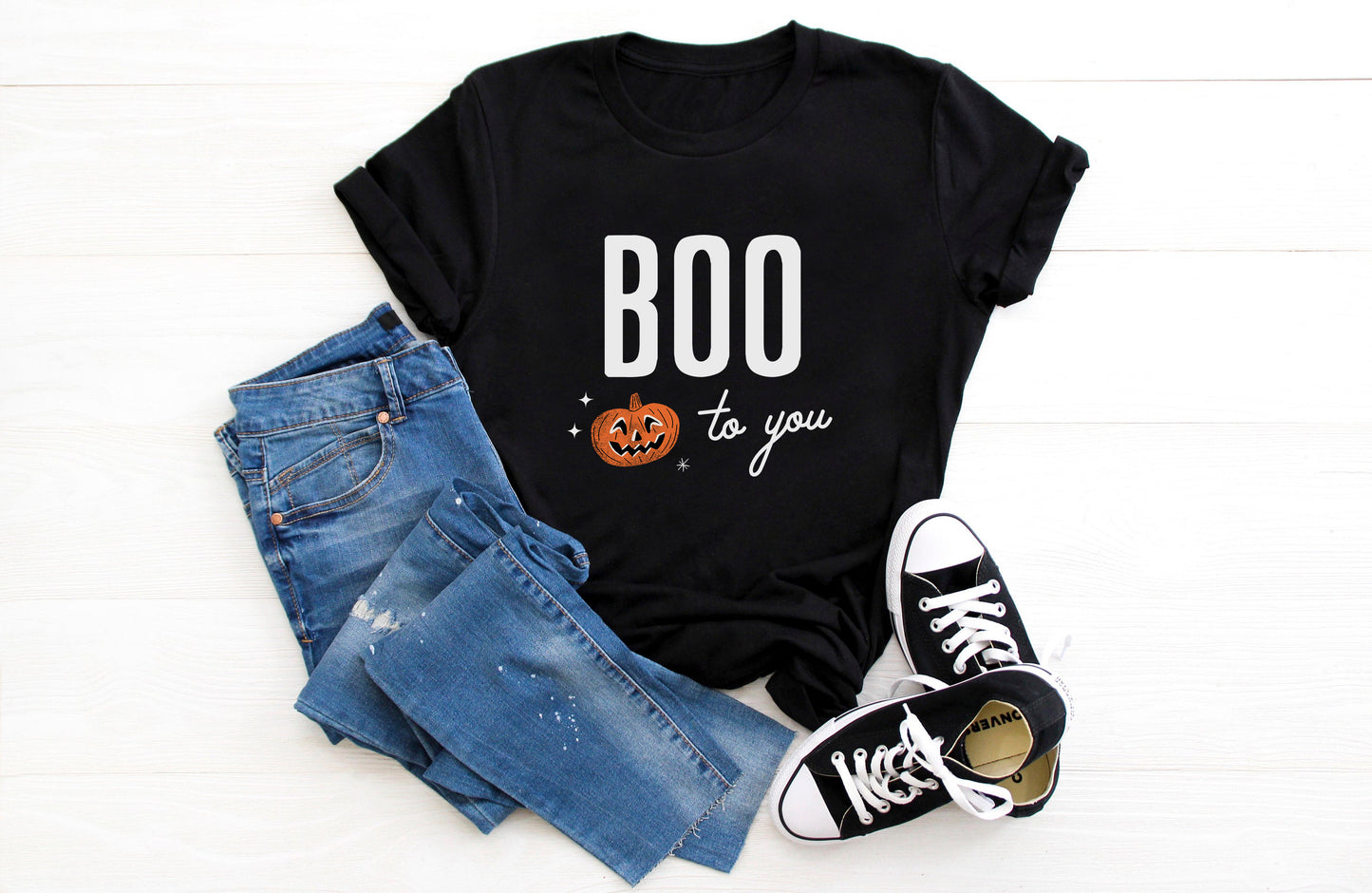 Halloween Boo to You Pumpkin T-Shirt (more colors available)
