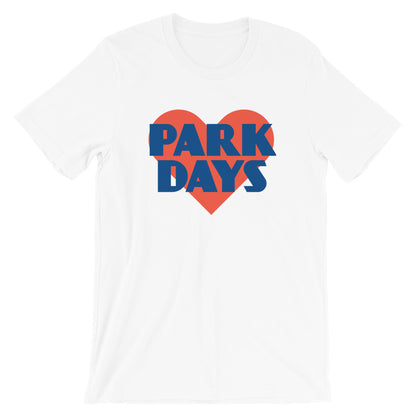Park Days Heart Short-Sleeve Unisex T-Shirt - Next Stop Main Street