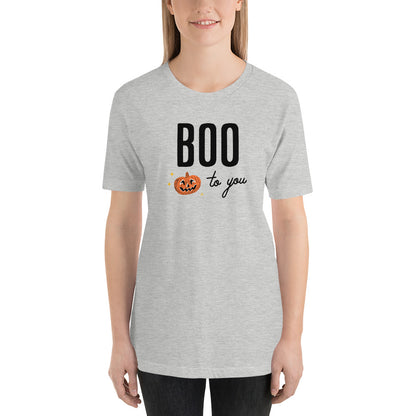 Halloween Boo to You Pumpkin Unisex T-Shirt (more colors avaialble)