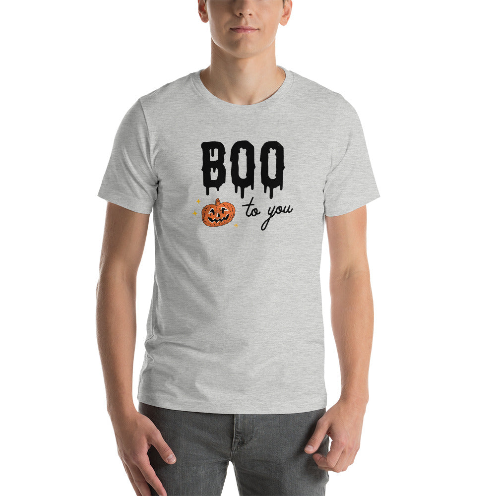 Halloween Boo to You Pumpkin Unisex T-Shirt (more colors available)
