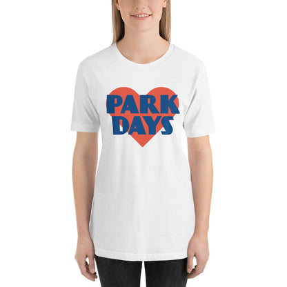 Park Days Heart Short-Sleeve Unisex T-Shirt - Next Stop Main Street