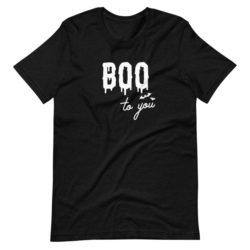 Halloween Boo to You Bats Unisex T-Shirt (more colors available)