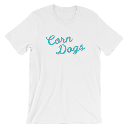 Corn Dogs Short-Sleeve Unisex T-Shirt | Disney Snacks Shirt - Next Stop Main Street