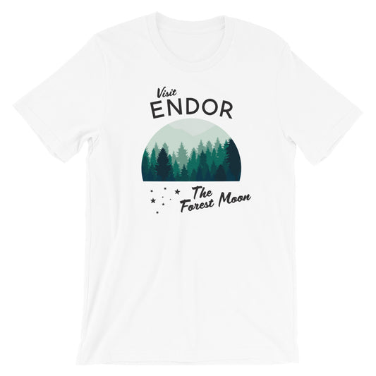 Visit Endor The Forest Moon WITH STARS Unisex T-Shirt