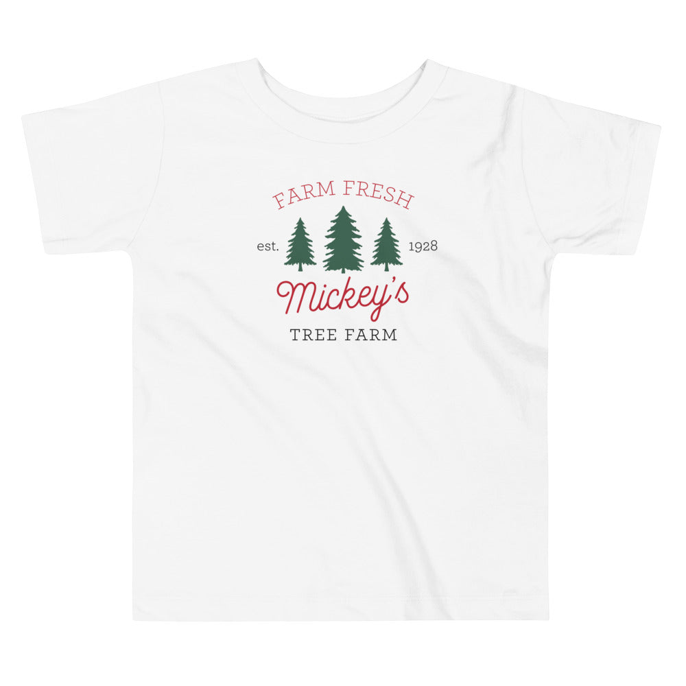 Christmas Mickey's Tree Farm TODDLER Short Sleeve Tee - Next Stop Main Street
