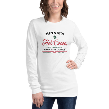 Christmas Minnie's Hot Cocoa Unisex Long Sleeve Tee - Next Stop Main Street