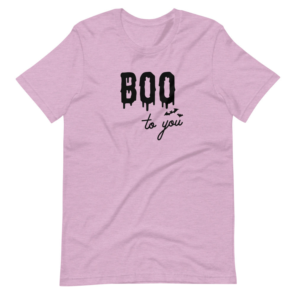 Halloween Boo to You Bats Unisex T-Shirt (more colors available)