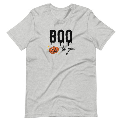 Halloween Boo to You Pumpkin Unisex T-Shirt (more colors available)