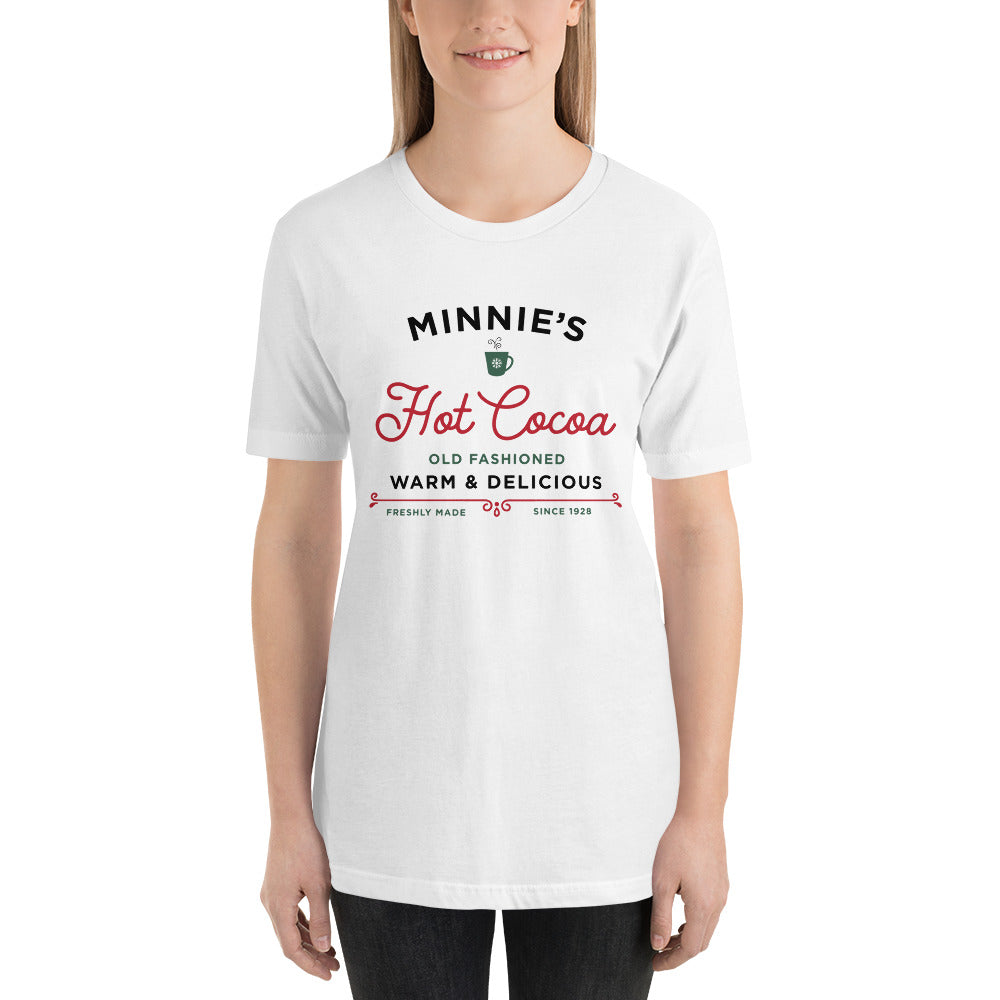 Christmas Minnie's Hot Cocoa Unisex T-Shirt ADULT - Next Stop Main Street