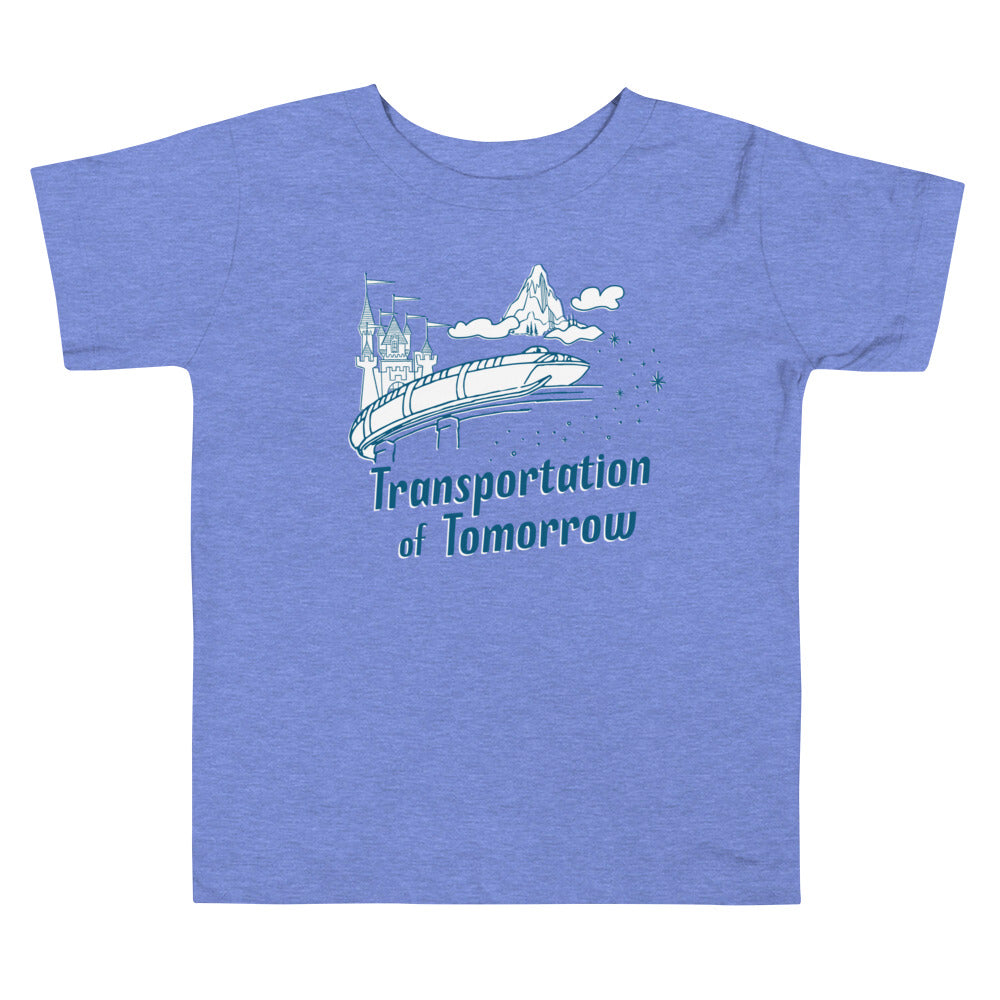 Pixie Dust Collection - TODDLER Transportation of Tomorrow Monorail Short Sleeve Tee