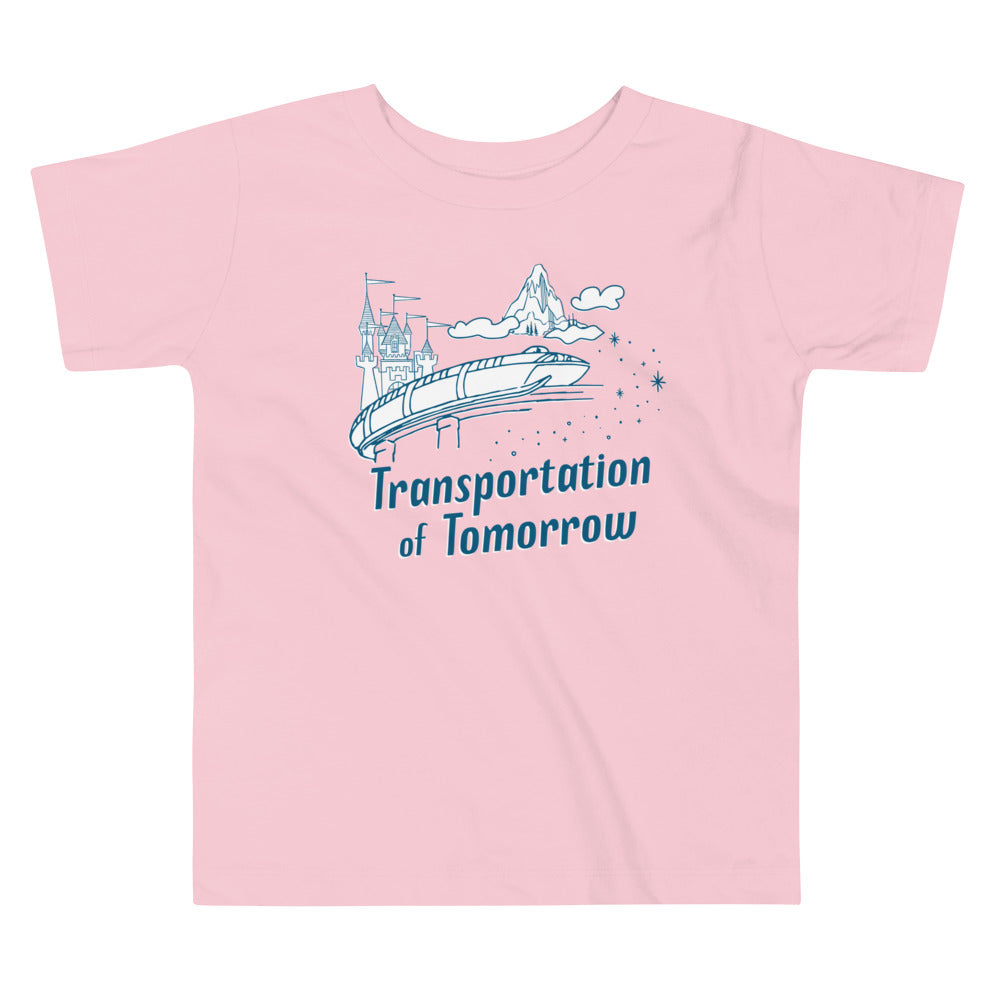 Pixie Dust Collection - TODDLER Transportation of Tomorrow Monorail Short Sleeve Tee
