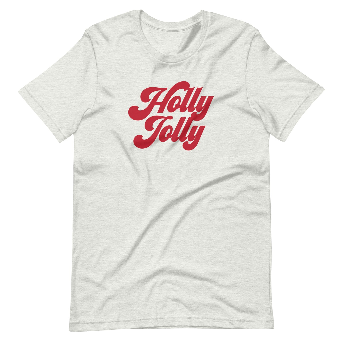 Christmas 70s Holly Jolly Short-Sleeve Unisex T-Shirt