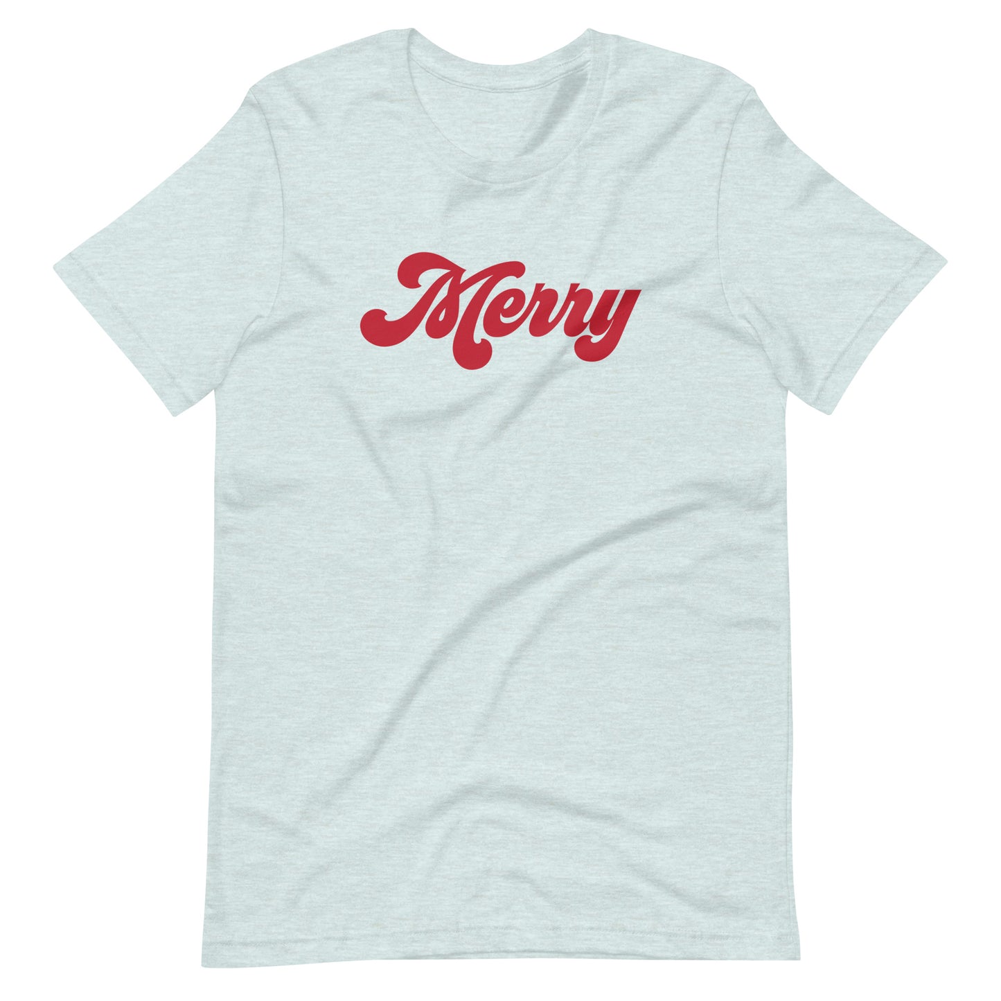 Christmas 70s Merry Short-Sleeve Unisex T-Shirt (more colors available)