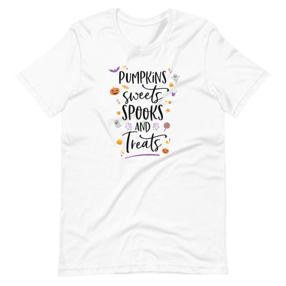 Halloween Pumpkins Sweets Spooks and Treats Short-Sleeve Unisex T-Shirt