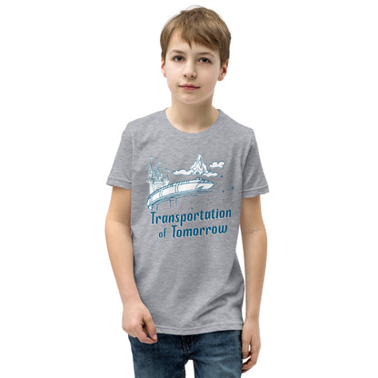 Pixie Dust Collection - YOUTH Transportation of Tomorrow Monorail Short Sleeve T-Shirt