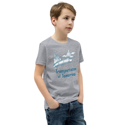 Pixie Dust Collection - YOUTH Transportation of Tomorrow Monorail Short Sleeve T-Shirt